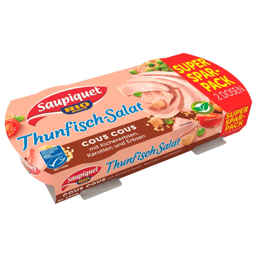 Saupiquet MSC Thunfisch-Salat Couscous 2x160g